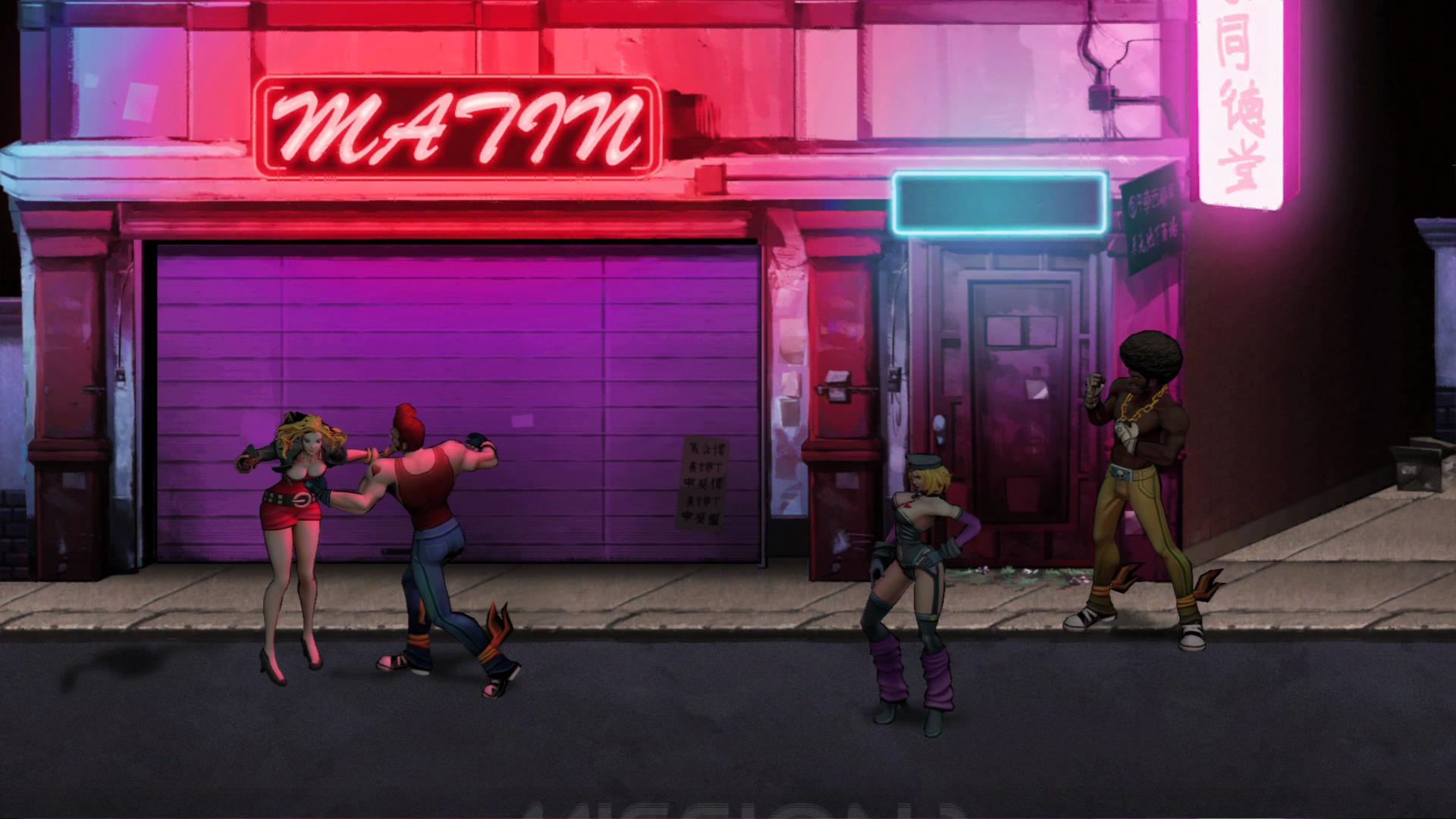 Jeu : Double Dragon : Neon - Multi