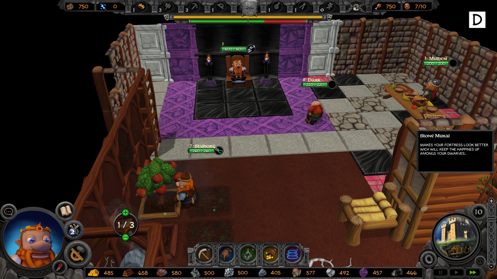 Jeu : A Game of Dwarves - Multi