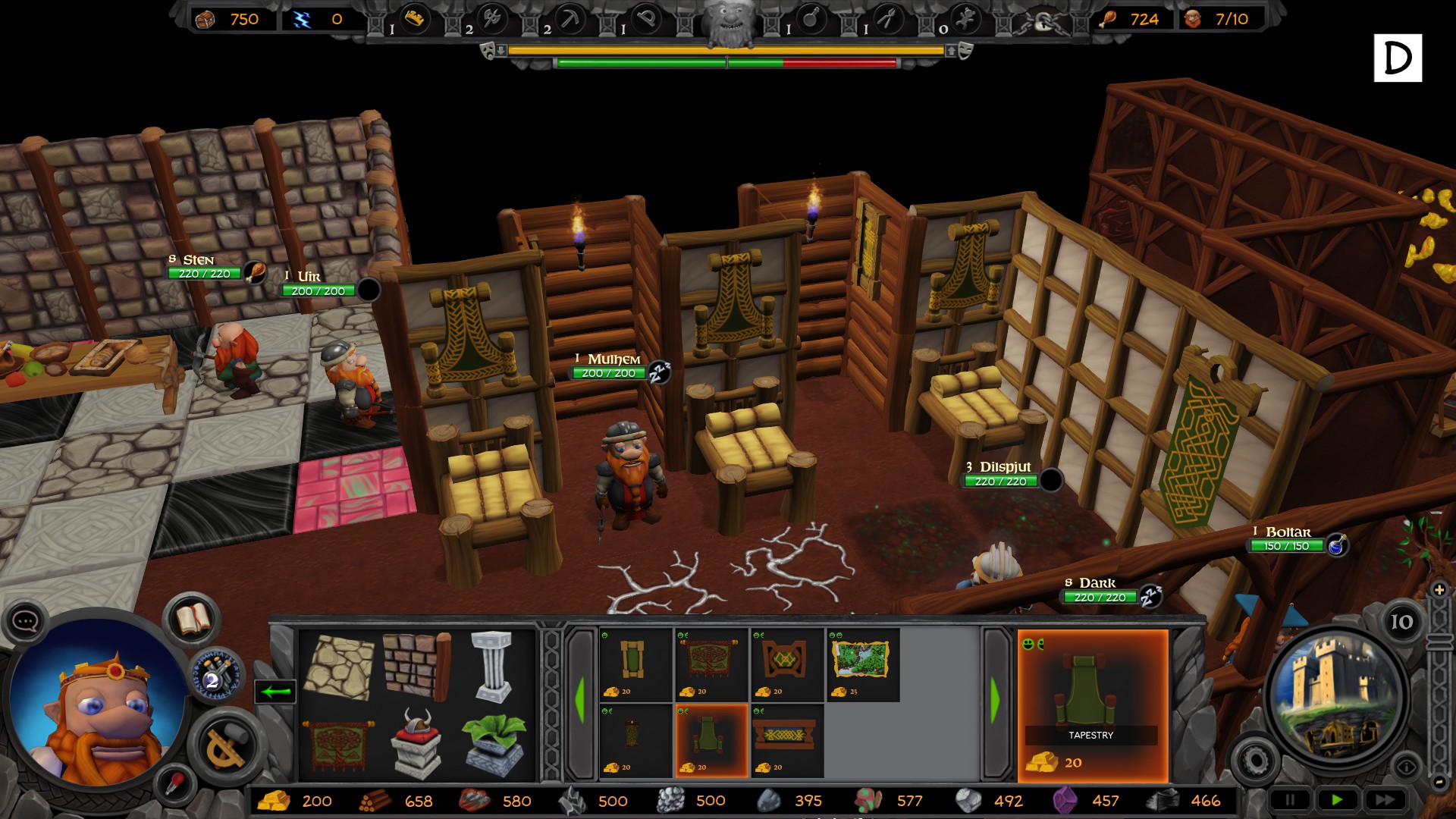 Jeu : A Game of Dwarves - Multi