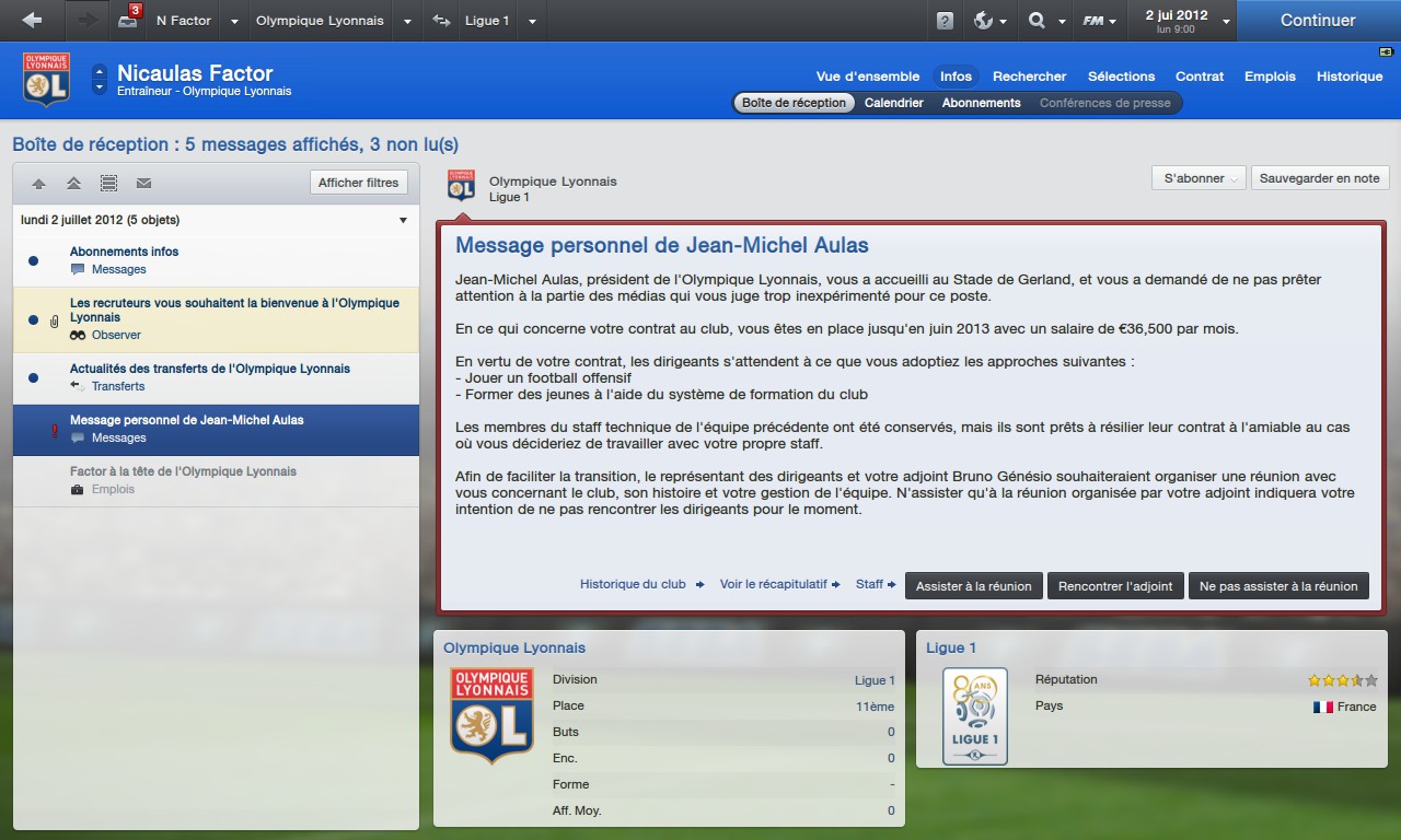 Jeu : Football Manager 2013 - PC