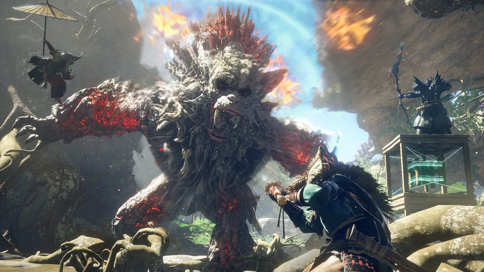 Sept minutes de gameplay pour Wild Hearts - PC, Electronic Arts, Omega